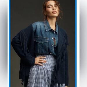 NVLT FRINGE TIE-WAIST KNIT JACKET XXS MWT